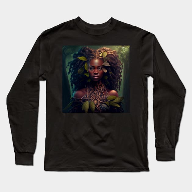 Forest Dryad Long Sleeve T-Shirt by MyMagicalPlace